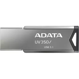 Флеш Диск A-Data 64Gb UV350 AUV350-64G-RBK USB3.0 серебристый