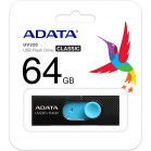 Флеш Диск A-Data 64Gb UV220 AUV220-64G-RBKBL USB2.0 черный/синий