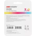 Флеш Диск Hikvision 128GB M200 HS-USB-M200 128G U3 USB3.0 серебристый