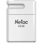 Флеш Диск Netac 16Gb U116 NT03U116N-016G-20WH USB2.0 белый