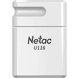 Флеш Диск Netac 16Gb U116 NT03U116N-016G-20WH USB2.0 белый