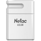 Флеш Диск Netac 32Gb U116 NT03U116N-032G-20WH USB2.0 белый