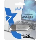 Флеш Диск Netac 128Gb U352 NT03U352N-128G-20PN USB2.0 серебристый