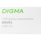 Флеш Диск Digma 128Gb DRIVE3 DGFUM128A30SR USB3.0 серебристый