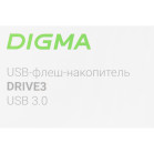 Флеш Диск Digma 512Gb DRIVE3 DGFUM512A30SR USB3.0 серебристый