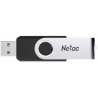Флеш Диск Netac 64GB U505 NT03U505N-064G-20BK USB2.0 черный/серебристый