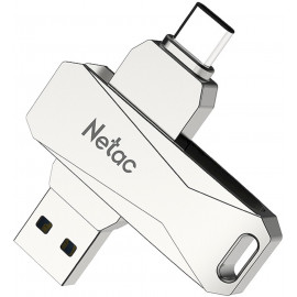Флеш Диск Netac 128GB U782C NT03U782C-128G-30PN USB3.0 серебристый