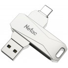 Флеш Диск Netac 128GB U782C NT03U782C-128G-30PN USB3.0 серебристый