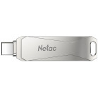 Флеш Диск Netac 128GB U782C NT03U782C-128G-30PN USB3.0 серебристый