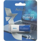 Флеш Диск Netac 32GB U182 NT03U182N-032G-32BL USB3.2 синий/белый