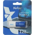 Флеш Диск Netac 128GB U182 NT03U182N-128G-32BL USB3.2 синий/белый