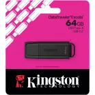 Флеш Диск Kingston 64GB DataTraveler Exodia DTXG2/64GB USB3.0 черный/черный