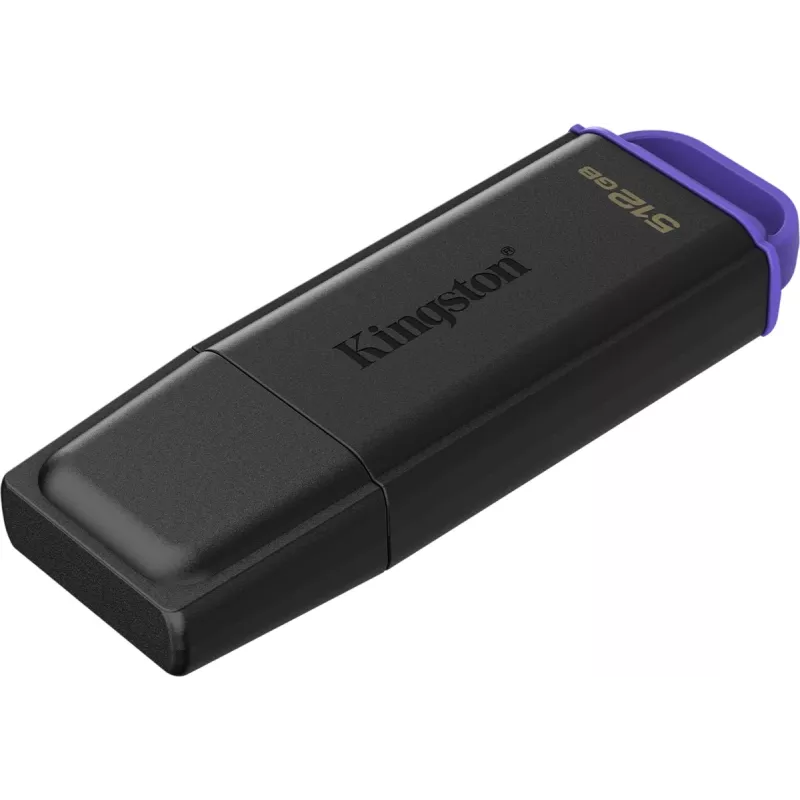 Флеш Диск Kingston 512GB DataTraveler Exodia DTXG2/512GB USB3.0 черный/фиолетовый