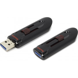 Флеш Диск Sandisk 128Gb Cruzer Glide SDCZ600-128G-G35 USB3.0 черный/красный