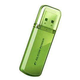 Флеш Диск Silicon Power 8Gb Helios 101 SP008GBUF2101V1N USB2.0 зеленый