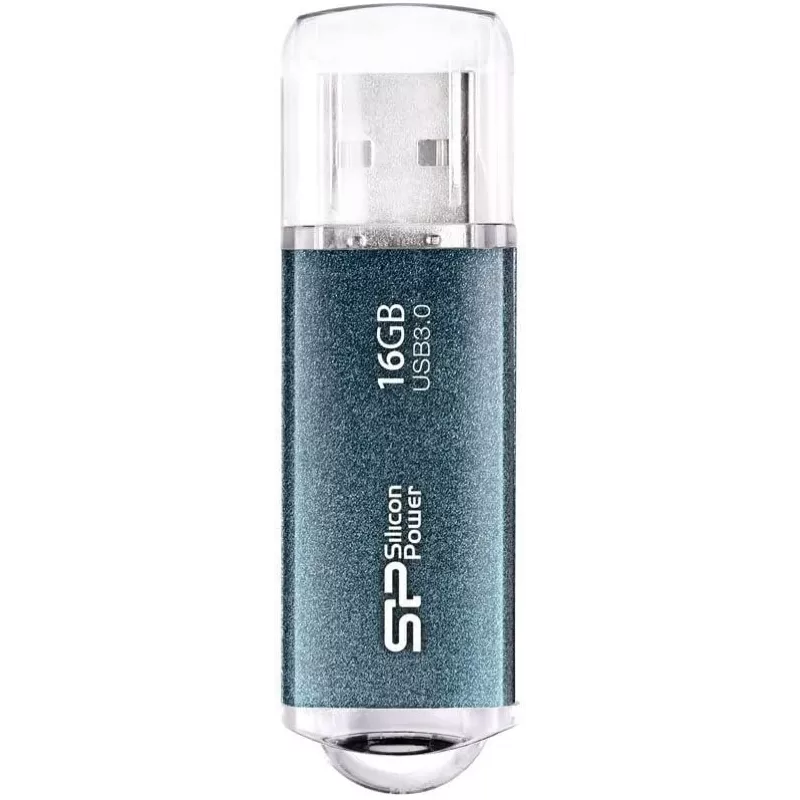 Флеш Диск Silicon Power 16Gb Marvel M01 SP016GBUF3M01V1B USB3.0 синий