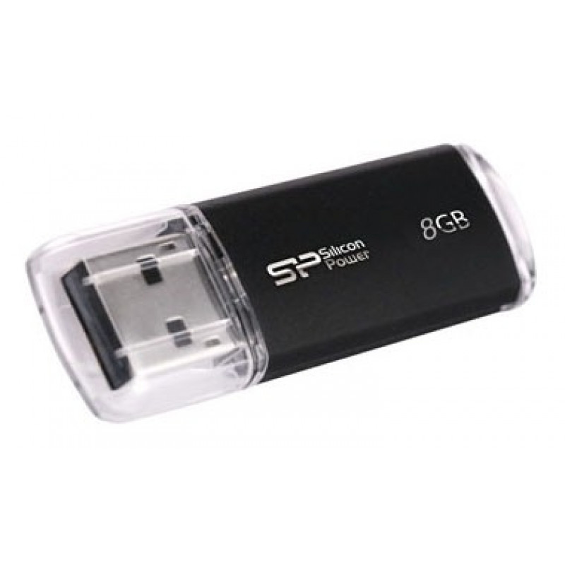 Флеш Диск Silicon Power 8Gb Ultima II-I Series SP008GBUF2M01V1K USB2.0 черный Флеш Диск Silicon Power 8Gb Ultima II-I Series SP008GBUF2M01V1K USB2.0 черный