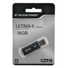 Флеш Диск Silicon Power 16Gb Ultima II-I Series SP016GBUF2M01V1K USB2.0 черный