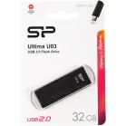Флеш Диск Silicon Power 32Gb Ultima U03 SP032GBUF2U03V1K USB2.0 черный