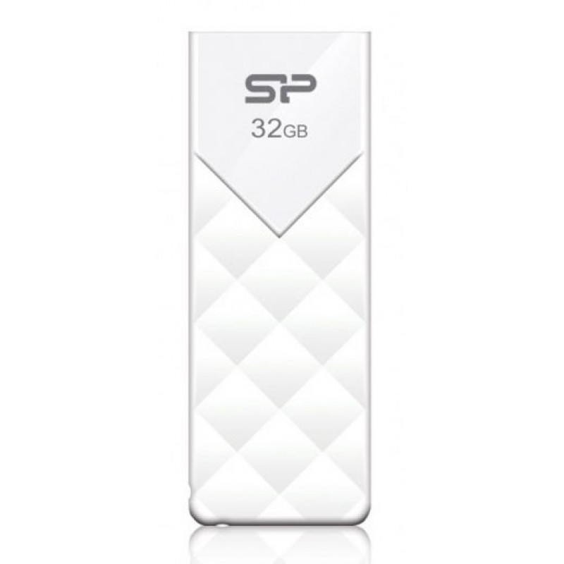 Флеш Диск Silicon Power 32Gb Ultima U03 SP032GBUF2U03V1W USB2.0 белый