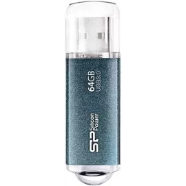Флеш Диск Silicon Power 64Gb Marvel M01 SP064GBUF3M01V1B USB3.0 синий