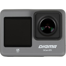 Экшн-камера Digma DiCam 870 серый