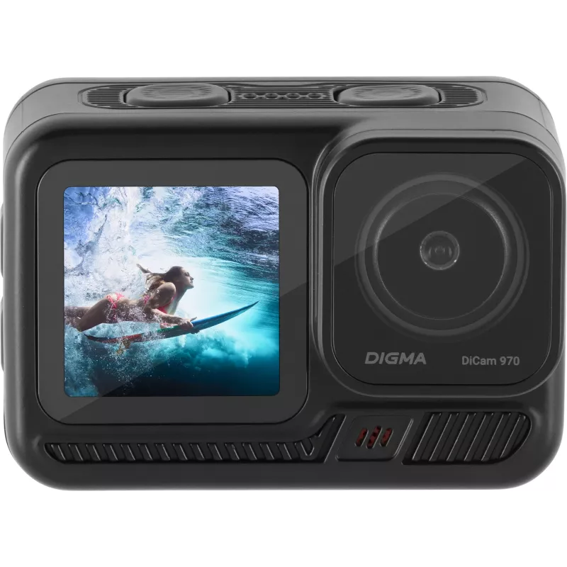 Экшн-камера Digma DiCam 970 1xCMOS 12Mpix черный