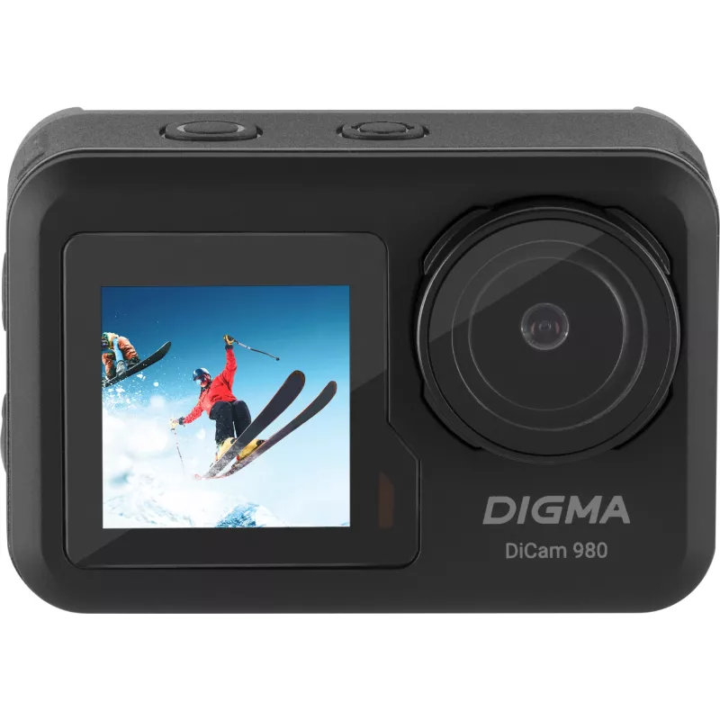 Экшн-камера Digma DiCam 980 1xCMOS 12Mpix черный