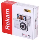 Фотоаппарат Rekam iLook S990i серебристый 21Mpix 2.7" 720p SDHC/MMC CMOS IS el/Li-Ion