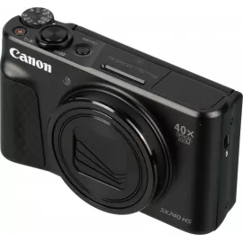 Фотоаппарат Canon PowerShot SX740HS черный 21.1Mpix Zoom40x 3" 4K SDXC/SD/SDHC CMOS 1x2.3 IS opt 1minF turLCD 10fr/s 30fr/s HDMI/WiFi/NB-13L