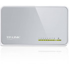 TP-Link TL-SF1008D 8-портовый настольный коммутатор 10/100 Мбит/с, пластиковый корпус