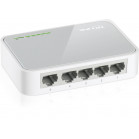 TP-Link TL-SF1005D 5-портовый настольный коммутатор 10/100 Мбит/с, пластиковый корпус
