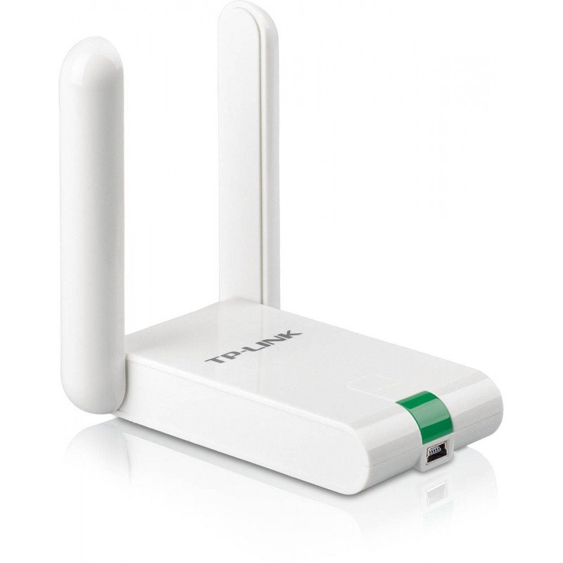 TP-Link TL-WN822N Wi-Fi USB-адаптер высокого усиления N300, до 300 Мбит/с на 2,4 ГГц, 2 внешние антенны