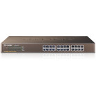 TP-Link TL-SF1024 24-портовый коммутатор 10/100 Мбит/с, стальной корпус высотой 1U, монтируется в 19-дюймовую стойку