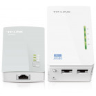 TP-Link TL-WPA4220 KIT Комплект адаптеров Powerline AV600 с Wi-Fi N300, TL-WPA4220 (1 шт.) + TL-PA4010 (1 шт.)