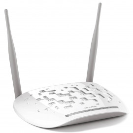 TP-Link TD-W8961N Wi-Fi роутер N300 с модемом ADSL2+,  до 300 Мбит/с на 2,4 ГГц, ADSL 24/3,3 Мбит/с, LAN 1x100 Мбит/с