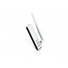 TP-Link TL-WN722N Wi-Fi USB-адаптер высокого усиления N150, до 150 Мбит/с на 2,4 ГГц, 1 внешняя антенна, USB 2.0