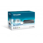 TP-Link TL-SG108E Easy Smart управляемый гигабитный 8-портовый коммутатор, стальной настольный корпус
