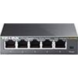 TP-Link TL-SG105E Easy Smart управляемый гигабитный 5-портовый коммутатор, стальной настольный корпус