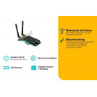 TP-Link Archer T4E Двухдиапазонный Wi-Fi адаптер PCI Express AC1200, до 300 Мбит/с на 2,4 ГГц + до 867 Мбит/с на 5 ГГц