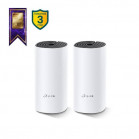 TP-Link Deco E4(2-pack) Домашняя Mesh Wi-Fi система AC1200, до 300 Мбит/с на 2,4 ГГц + до 867 Мбит/с на 5 ГГц