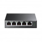 TP-Link TL-SF1005P 5-портовый настольный коммутатор 10/100 Мбит/с с 4 портами PoE+, стальной корпус