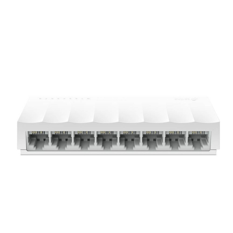 TP-Link LS1008 8-портовый настольный коммутатор 10/100Мбит/с, 8 портов RJ45 10/100 Мбит/с, настольный пластиковый корпус