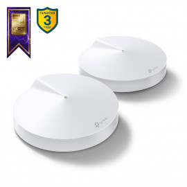 TP-Link Deco M5(2-pack) Домашняя Mesh Wi-Fi система AC1300, до 400 Мбит/с на 2,4 ГГц + до 867 Мбит/с на 5 ГГц