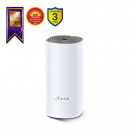 TP-Link Deco M4(1-pack) Mesh Wi-Fi модуль AC1200, до 300 Мбит/с на 2,4 ГГц + до 867 Мбит/с на 5 ГГц, WAN/LAN 2x1Гбит/с