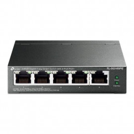 TP-Link TL-SG105PE Easy Smart управляемый гигабитный 5‑портовый коммутатор с 4 портами PoE+