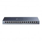 TP-Link TL-SG116 16-портовый гигабитный настольный коммутатор, 16 гигабитных портов RJ45, стальной корпус