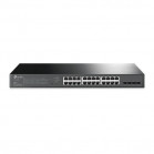 TP-Link SG2428P Коммутатор JetStream Smart с 24 гигабитными портами PoE+ и 4 портами SFP