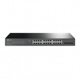 TP-Link SG2428P Коммутатор JetStream Smart с 24 гигабитными портами PoE+ и 4 портами SFP