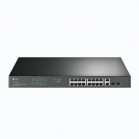 TP-Link TL-SG1218MP 18-портовый гигабитный коммутатор с 16 портами PoE+, стальной корпус высотой 1U